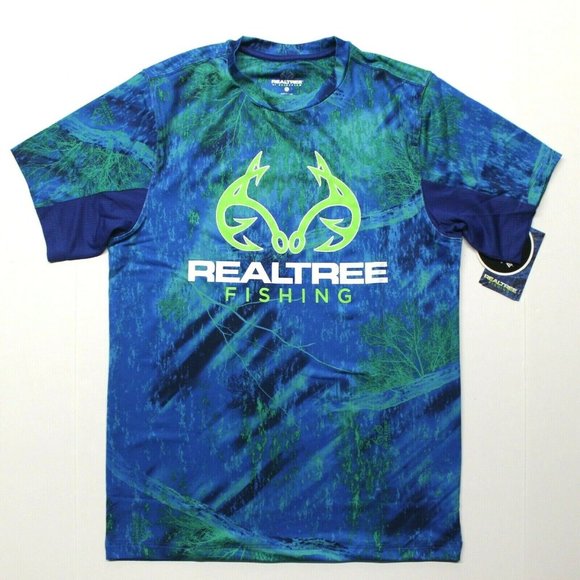 Realtree Other - Realtree Fishing Logo Wind Performance Tee - M